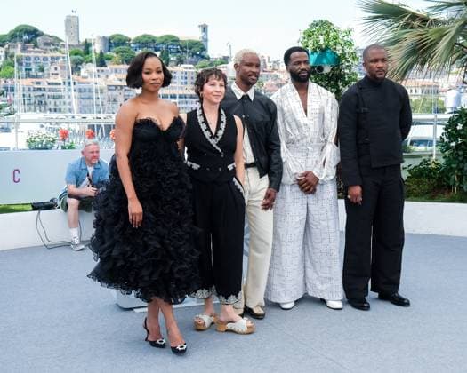 Photocall for My Father s Shadow , Palais des Festivals, Cannes, France Funmbi Ogunbanwo, Rachel Dargarvel, Akinola Davies, Sope Dirisu and Wale Davies seen at the Photocall for My Father s Shadow during the 78th Festival de Cannes (Cannes International Film Festival) at Palais des Festivals, Cannes, , France on 18 May 2025. Picture, Credit:Julie Edwards Avalon France, French Riviera, Cannes, Palais des Festivals Copyright: xJuliexEdwardsx xAvalonx 1000710164