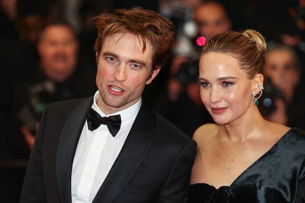 May 18, 2025, Cannes, France: Robert Pattinson and Jennifer Lawrence attend the Die My Love red carpet during the 78th Cannes Film Festival. The 78th Cannes Film Festival is taking place in Cannes from May 13 to 24, 2025. Cannes France - ZUMAs197 20250518_aaa_s197_183 Copyright: xTakimotoxMarinax