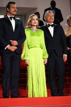 78eme Festival International du Film de Cannes Montée des marches La femme la plus riche du monde 78th International Cannes Film Festival Red carpet for La femme la plus riche du monde movie 444613 2025 05 18 France Lafitte, Laurent Klifa, Thierry  Copyright: xIvankaxVoisinx xStarfacex STAR_444613_027
