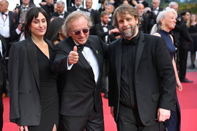 78eme Festival International du Film de Cannes Montée des marches du film The Phoenician Theme Festival de Cannes 2025 Red carpet The phoenician Scheme Alexandre Arcady, Alexandre Aja 444614 2025 05 18 France  Copyright: xLionelxGuericolas MPPx STAR_444614_135