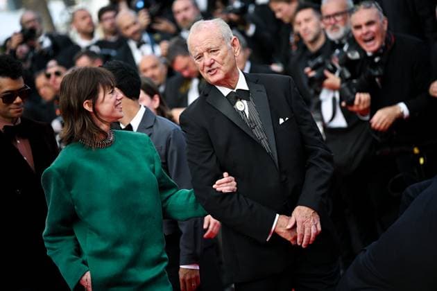 78eme Festival International du Film de Cannes Montée des marches du film The Phoenician Theme Festival de Cannes 2025 Red carpet The phoenician Scheme Charlotte Gainsbourg, Bill Murray 444614 2025 05 18 France  Copyright: xLionelxGuericolas MPPx STAR_444614_206