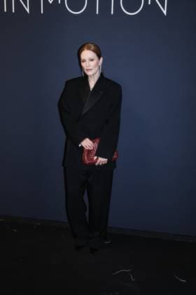Milan, Italy: Cannes, Arrivals at the photocall of the 2025 Kering Women In Motion Awards and Cannes Film Festival Presidential Dinner event during the Festival de Cannes. In the photo: Julianne Moore (Actress) Milan Italy  - ZUMAp169 20250518_zea_p169_2688 Copyright: xAlessandroxBremecx