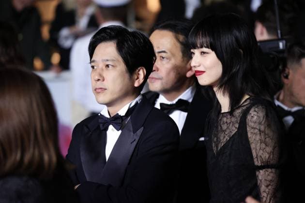 Exit 8 Red Carpet at the 78th Annual Cannes Film Festival Kazunari Ninomiya and Nana Komatsu Exit 8 Red Carpet at the 78th Annual Cannes Film Festival in Cannes, France on May 18, 2025.  Copyright: x Chassery+Courdjix