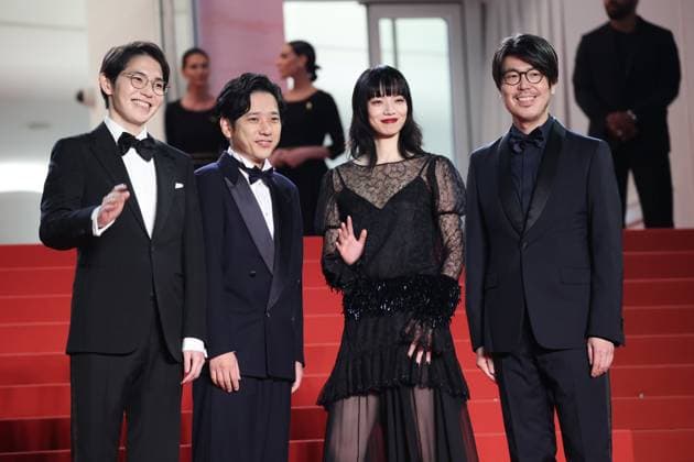 Exit 8 Red Carpet at the 78th Annual Cannes Film Festival Guest , Kazunari Ninomiya , Nana Komatsu and Genki Kawamura Exit 8 Red Carpet at the 78th Annual Cannes Film Festival in Cannes, France on May 18, 2025.  Copyright: x Chassery+Courdjix