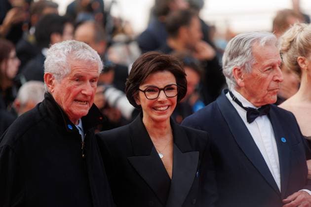 Festival de Cannes The Phoenician Scheme Red Carpet Claude Lelouch, Rachida Dati and Costa Gavras at the premiere of The Phoenician Scheme during the 78 Cannes Film Festival at the Palais de Festival on 18 05 2025 Copyright: xEventpressxKochanx