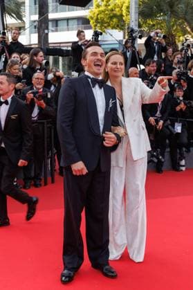 Festival de Cannes The Phoenician Scheme Red Carpet Rupert Friend and Aimee Mullins at the premiere of The Phoenician Scheme during the 78 Cannes Film Festival at the Palais de Festival on 18 05 2025 Copyright: xEventpressxKochanx