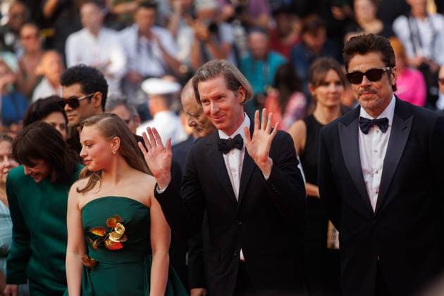 Festival de Cannes The Phoenician Scheme Red Carpet Richard Ayoade, Mia Threapleton, Bill Murray, Wes Anderson and Benicio del Toro at the premiere of The Phoenician Scheme during the 78 Cannes Film Festival at the Palais de Festival on 18 05 2025 Copyright: xEventpressxKochanx