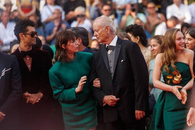 Festival de Cannes The Phoenician Scheme Red Carpet Charlotte Gainsbourg and Bill Murray at the premiere of The Phoenician Scheme during the 78 Cannes Film Festival at the Palais de Festival on 18 05 2025 Copyright: xEventpressxKochanx
