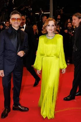 J Montée des marches du film La femme la plus riche du monde lors du 78ème Festival International du Film de Cannes Mathieu Demy, Isabelle Huppert Montée des marches du film La femme la plus riche du monde lors du 78ème Festival International du Film de Cannes, au Palais des Festivals à Cannes Le 18 mai 2025 Jacovides Moreau Bestimage Red carpet for the movie The richest woman in the world during the 78th Cannes International Film Festival at the Palais des Festivals in Cannes, France On may 18th 2025 Cannes France  Copyright: xJACOVIDES-MOREAUx xBESTIMAGExJACOVIDES-MOREAUx xBESTIMAGEx