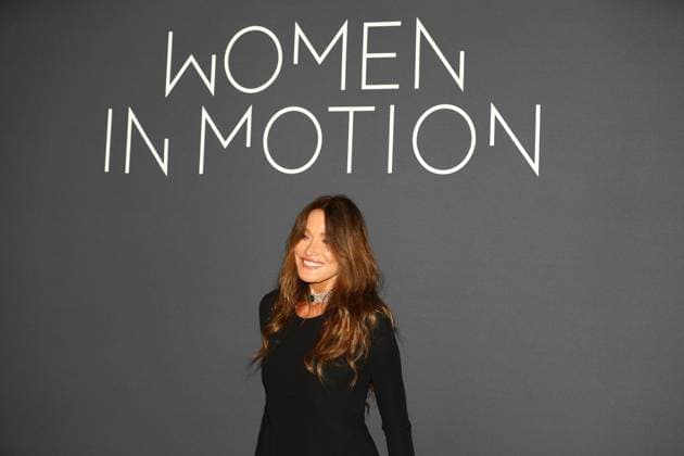 May 18, 2025, Cannes, Cote D azur, France: CARLA BRUNI poses during the Kering Women in Motion Award 2025 photocall in Cannes, France Cannes France - ZUMAc179 20250518_zep_c179_448 Copyright: xMickaelxChavetx