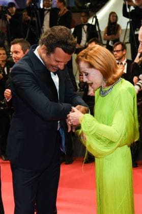 Cannes La Femme La Plus Riche Du Monde Premiere AM Laurent Lafitte and Isabelle Huppert attending La Femme La Plus Riche Du Monde Premiere in Cannes, France on May 18, 2025 as part of the 78th Cannes Film Festival. Photo by Aurore Marechal ABACAPRESS.COM Cannes France  Copyright: xMarechalxAurore ABACAx