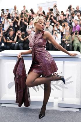 Cannes I Only Rest in the Storm Photocall AM Cleo Diara attending the I Only Rest in the Storm Photocall in Cannes, France on May 18, 2025 as part of the 78th Cannes Film Festival. Photo by Aurore Marechal ABACAPRESS.COM Cannes France  Copyright: xMarechalxAurore ABACAx