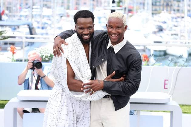 Cannes - My Father s Shadow Photocall Sope Dirisu and Akinola Davies Jr posing during the My Father s Shadow Photocall at the 78th annual Cannes Film Festival at Palais des Festivals on May 18, 2025 in Cannes, France. Photo by Jerome Domine ABACAPRESS.COM Cannes France  Copyright: xDominexJerome ABACAx