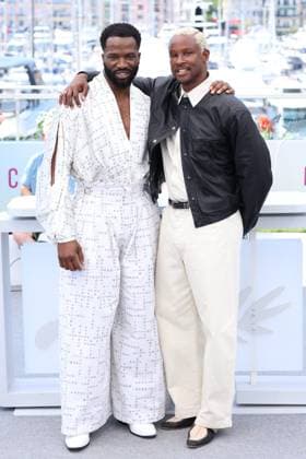 Cannes - My Father s Shadow Photocall Sope Dirisu and Akinola Davies Jr posing during the My Father s Shadow Photocall at the 78th annual Cannes Film Festival at Palais des Festivals on May 18, 2025 in Cannes, France. Photo by Jerome Domine ABACAPRESS.COM Cannes France  Copyright: xDominexJerome ABACAx