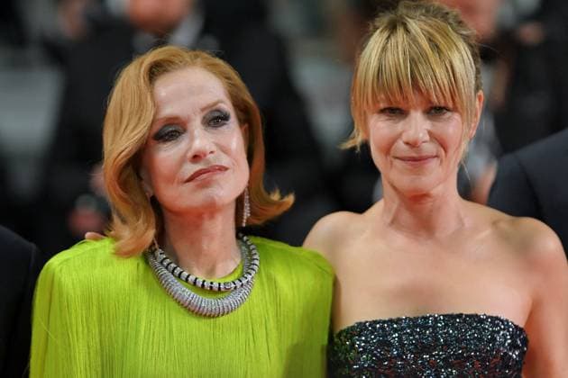 La Femme La Plus Riche Du Monde Screening Marina Foïs and Isabelle Huppert attend the La Femme La Plus Riche Du Monde red carpet at the 78th annual Cannes Film Festival at Palais des Festivals on May 18, 2025 in Cannes, France. Photo by Franck Castel ABACAPRESS.COM Cannes France  Copyright: xCastelxFranck ABACAx