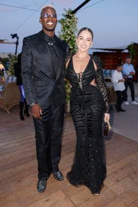 Cannes - Roberto Cavalli - Ray of Sea Paul Pogba, Maria Zulay Pogba Salaues attend Roberto Cavalli Event ahead the 78th annual Cannes Film Festival on May 18, 2025 in Cannes, France. Photo by Marco Piovanotto ABACAPRESS.COM Cannes France  Copyright: xPiovanottoxMarco ABACAx