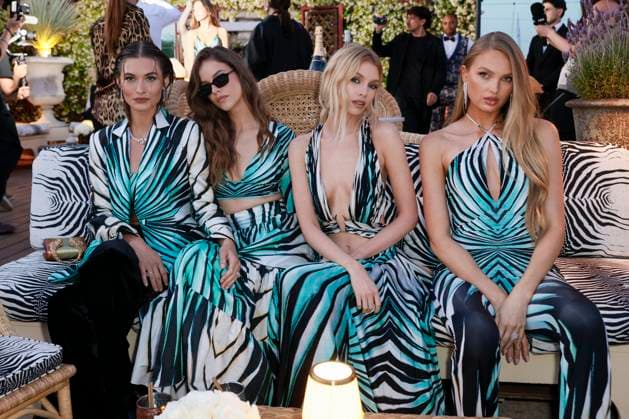 Cannes - Roberto Cavalli - Ray of Sea Grace Elisabeth, Barbara Palvin, Stella Maxwell, Romee Strijd attend Roberto Cavalli Event ahead the 78th annual Cannes Film Festival on May 18, 2025 in Cannes, France. Photo by Marco Piovanotto ABACAPRESS.COM Cannes France  Copyright: xPiovanottoxMarco ABACAx
