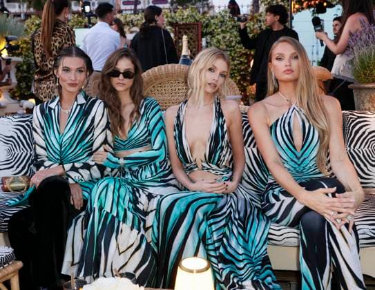 Cannes - Roberto Cavalli - Ray of Sea Grace Elisabeth, Barbara Palvin, Stella Maxwell, Romee Strijd attend Roberto Cavalli Event ahead the 78th annual Cannes Film Festival on May 18, 2025 in Cannes, France. Photo by Marco Piovanotto ABACAPRESS.COM Cannes France  Copyright: xPiovanottoxMarco ABACAx