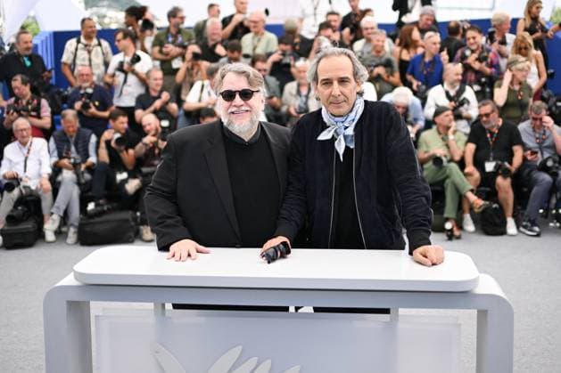 Cannes La Lecon de Musique Photocall AM Guillermo del Toro and Alexandre Desplat attending the La Lecon de Musique Photocall in Cannes, France on May 18, 2025 as part of the 78th Cannes Film Festival. Photo by Aurore Marechal ABACAPRESS.COM Cannes France  Copyright: xMarechalxAurore ABACAx