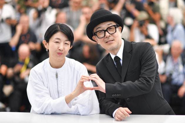 Cannes Renoir Photocall AM Chie Hayakawa and Lily Franky attending the Renoir Photocall in Cannes, France on May 18, 2025 as part of the 78th Cannes Film Festival. Photo by Aurore Marechal ABACAPRESS.COM Cannes France  Copyright: xMarechalxAurore ABACAx
