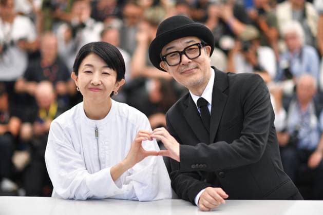 Cannes Renoir Photocall AM Chie Hayakawa and Lily Franky attending the Renoir Photocall in Cannes, France on May 18, 2025 as part of the 78th Cannes Film Festival. Photo by Aurore Marechal ABACAPRESS.COM Cannes France  Copyright: xMarechalxAurore ABACAx