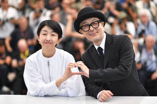 Cannes Renoir Photocall AM Chie Hayakawa and Lily Franky attending the Renoir Photocall in Cannes, France on May 18, 2025 as part of the 78th Cannes Film Festival. Photo by Aurore Marechal ABACAPRESS.COM Cannes France  Copyright: xMarechalxAurore ABACAx