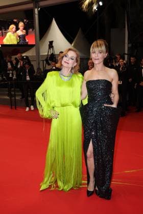 La Femme La Plus Riche Du Monde (The Richest Woman In The World) Red Carpet at the 78th Annual Cannes Film Festival Isabelle Huppert and Marina Fois - La Femme La Plus Riche Du Monde (The Richest Woman In The World) Red Carpet at the 78th Annual Cannes Film Festival in Cannes, France on May 18, 2025.  Copyright: x Chassery+Courdjix
