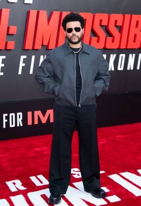 Outside arrivals for the New York premiere of Mission: Impossible The Final Reckoning Featuring: The Weeknd Where: New York, New Mexico, United States When: 19 May 2025 Credit: Janet Mayer INSTARimages.com EDITORIAL USE ONLY. NOT FOR USE BY NEWSPAPERS BASED IN THE UK. Copyright: xx instar54769418