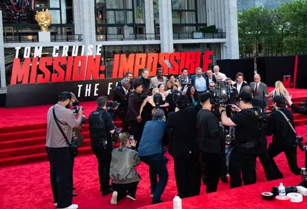 Outside arrivals for the New York premiere of Mission: Impossible The Final Reckoning Featuring: Tom Cruise and Cast of Mission Impossible Where: New York, New Mexico, United States When: 19 May 2025 Credit: Janet Mayer INSTARimages.com EDITORIAL USE ONLY. NOT FOR USE BY NEWSPAPERS BASED IN THE UK. Copyright: xx instar54769421