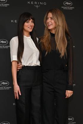 Dakota Johnson Kering Women in Motion Talk JR Dakota Johnson, Ro Donnelly attending the Kering Women in Motion Talk ahead of 78th Cannes Film Festival in Cannes, France on May, 19, 2025. Photo by Julien Reynaud APS-Medias ABACAPRESS.COM Cannes France  Copyright: xReynaudxJulien APS-Medias ABACAx