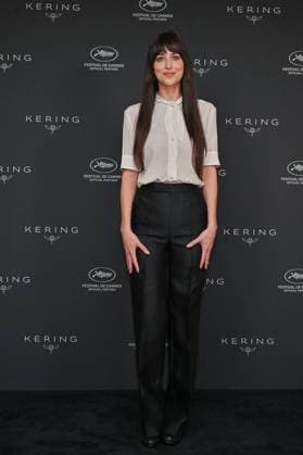 Dakota Johnson Kering Women in Motion Talk JR Dakota Johnson attending the Kering Women in Motion Talk ahead of 78th Cannes Film Festival in Cannes, France on May, 19, 2025. Photo by Julien Reynaud APS-Medias ABACAPRESS.COM Cannes France  Copyright: xReynaudxJulien APS-Medias ABACAx