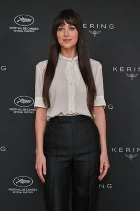 Dakota Johnson Kering Women in Motion Talk JR Dakota Johnson attending the Kering Women in Motion Talk ahead of 78th Cannes Film Festival in Cannes, France on May, 19, 2025. Photo by Julien Reynaud APS-Medias ABACAPRESS.COM Cannes France  Copyright: xReynaudxJulien APS-Medias ABACAx