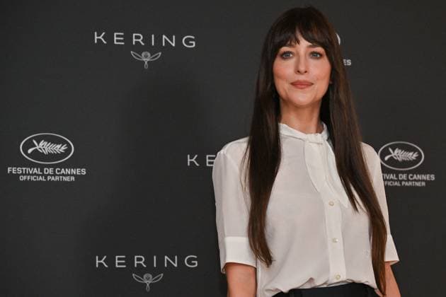 Dakota Johnson Kering Women in Motion Talk JR Dakota Johnson attending the Kering Women in Motion Talk ahead of 78th Cannes Film Festival in Cannes, France on May, 19, 2025. Photo by Julien Reynaud APS-Medias ABACAPRESS.COM Cannes France  Copyright: xReynaudxJulien APS-Medias ABACAx