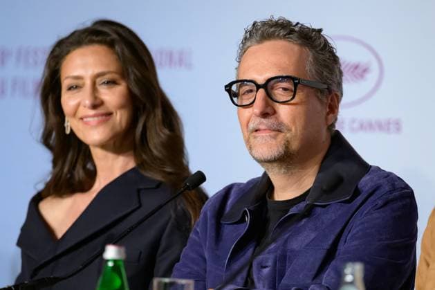 Cannes O Agente Secreto Press Conference NG Maria Fernanda Candido and Kleber Mendonça Filho attending the press conference for ‘O Agente Secreto (L’agent secret)’ at Palais Des Festivals in Cannes, France on May 19 2025 as part of the 78th Cannes Film Festival. Photo by Nicolas Genin ABACAPRESS.COM Cannes France  Copyright: xGeninxNicolas ABACAx