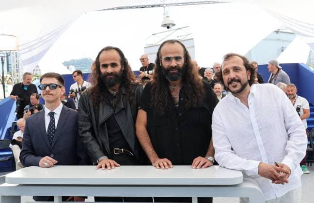Photocall du film Once upon a time in Gaza lors du 78ème Festival International du Film de Cannes Nader Abd Alhay, Arab Nasser, Tarzan Nasser, Majid Eid Photocall du film Once upon a time in Gaza lors du 78ème Festival International du Film de Cannes le 19 mai 2025 Jacovides Moreau Bestimage Once Upon A Time In Gaza photocall at the 78th annual Cannes Film Festival at Palais des Festivals on May 19, 2025 in Cannes, France Cannes France  Copyright: xJACOVIDES-MOREAUx xBESTIMAGExJACOVIDES-MOREAUx xBESTIMAGEx