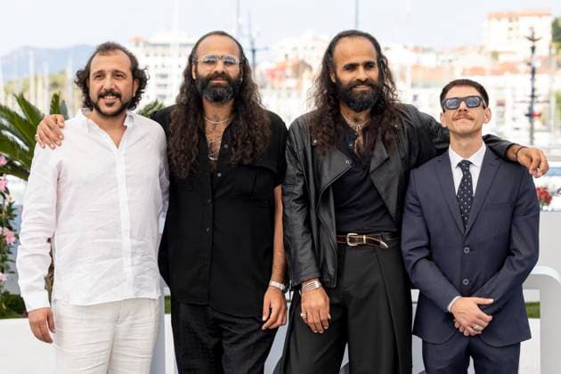 Photocall du film Once upon a time in Gaza lors du 78ème Festival International du Film de Cannes Majid Eid, Tarzan Nasser, Arab Nasser, Nader Abd Alhay Photocall du film Once upon a time in Gaza lors du 78ème Festival International du Film de Cannes le 19 mai 2025 Jacovides Moreau Bestimage Once Upon A Time In Gaza photocall at the 78th annual Cannes Film Festival at Palais des Festivals on May 19, 2025 in Cannes, France Cannes France  Copyright: xJACOVIDES-MOREAUx xBESTIMAGExJACOVIDES-MOREAUx xBESTIMAGEx