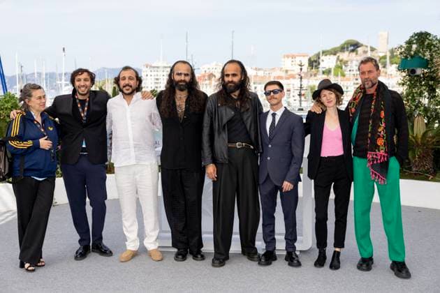 Once upon a time in Gaza photocall at the 78th Cannes International Film Festival Muriel Merlin, Rani Massalha, Majid Eid, Tarzan Nasser, Arab Nasser, Nader Abd Alhay, Marie Legrand, Rashid Abdelhamid Photocall of the film Once Upon A Time In Gaza at the 78th Cannes International Film Festival on May 19, 2025 Jacovides Moreau Bestimage Once Upon A Time In Gaza photocall at the 78th annual Cannes Film Festival at Palais des Festivals on May 19, 2025 in Cannes, France Cannes France Copyright: xJACOVIDES-MOREAUx xBESTIMAGExJACOVIDES-MOREAUx xBESTIMAGEx