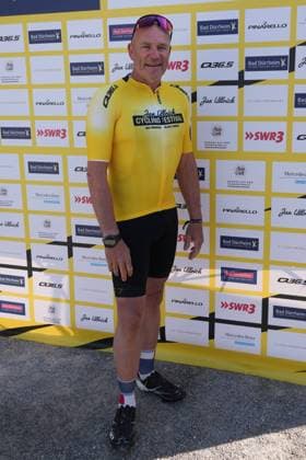 Kai Hundertmarck Former professional cyclist Jan Ullrich Cycling Festival As part of a flood protection measure, citizens of Degenfeld took SP_GHR