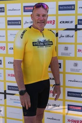 Kai Hundertmarck Former professional cyclist Jan Ullrich Cycling Festival As part of a flood protection measure, citizens of Degenfeld took SP_GHR