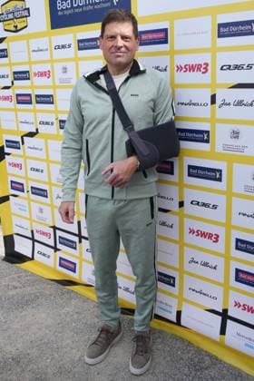 Despite injury, Jan Ullrich took part Jan Ullrich Cycling Festival As part of a flood protection measure, citizens of Degenfeld took SP_GHR