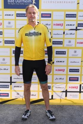 Timo Hildebrand Former football goalkeeper Jan Ullrich Cycling Festival As part of a flood protection measure, citizens of Degenfeld t SP_GHR