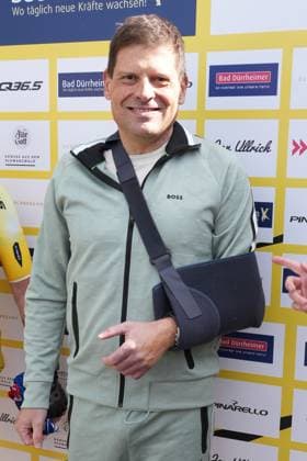 Despite injury, Jan Ullrich took part Jan Ullrich Cycling Festival As part of a flood protection measure, citizens of Degenfeld took SP_GHR