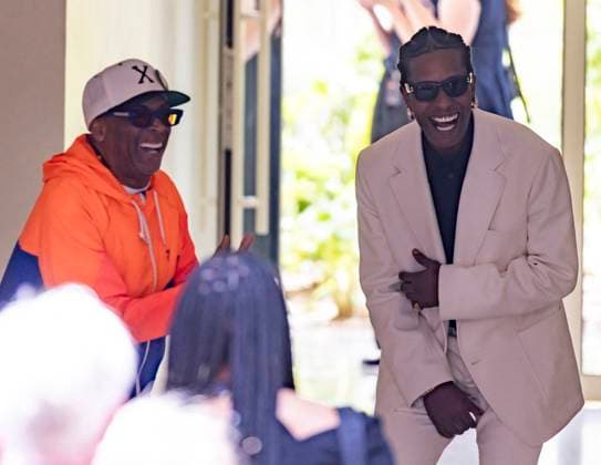 Cannes Spike Lee, A$ap Rocky leave Carlton Hotel MP Spike Lee, A$ap Rocky leave Carlton Hotel to attending photocall of - Highest 2 lowest - ahead the 78th annual Cannes Film Festival on May 19, 2025 in Cannes, France. Photo by Marco Piovanotto ABACAPRESS.COM  Copyright: xPiovanottoxMarco ABACAx