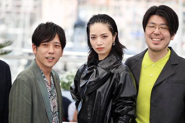 EXIT 8 Photocall at the 78th Cannes Film Festival Kazunari Ninomiya, Nana Komatsu and Genki Kawamura - EXIT 8 Photocall at the 78th Cannes Film Festival in Cannes, France on May 19, 2025.  Copyright: x Chassery+Courdjix