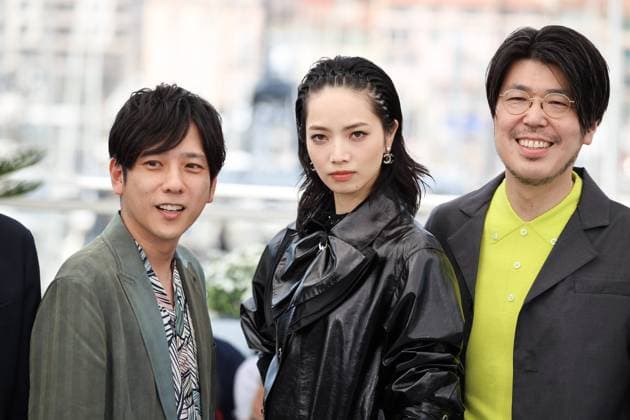 EXIT 8 Photocall at the 78th Cannes Film Festival Kazunari Ninomiya, Nana Komatsu and Genki Kawamura - EXIT 8 Photocall at the 78th Cannes Film Festival in Cannes, France on May 19, 2025.  Copyright: x Chassery+Courdjix