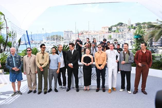 Cannes, 78th Cannes Film Festival 2025 - day 7 - photocall of the film The Phoenician Scheme Cannes, 78th Cannes Film Festival 2025 - day 7 - photocall of the film The Phoenician Scheme . In the picture BILL MURRAY, BENICIO DEL TORO, RICHARD AYOADE, RIZ AHMED, RUPERT FRIEND, WES ANDERSON, BENEDICT CUMBERBATCH, MIA THREAPLETON, MICHAEL CERA, Cannes France Copyright: xIPA ABACAx
