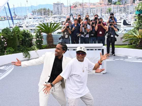 Cannes, 78th Cannes Film Festival 2025 - day 7 - photocall of the film Highest 2 Lowest Cannes, 78th Cannes Film Festival 2025 - day 7 - photocall of the film Highest 2 Lowest - In the photo: A ROCKY AND SPIKE LEE Cannes Italy  Copyright: xIPA ABACAx