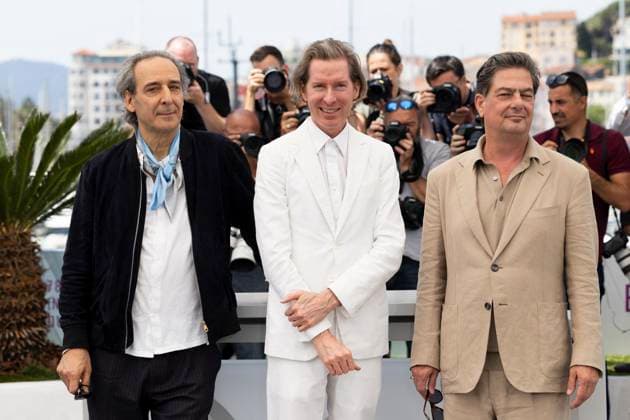 Photocall The Phoenician Scheme at the 78th Cannes International Film Festival Alexandre Desplat, Wes Anderson and Roman Coppola at the photocall The Phoenician Scheme at the 78th Cannes International Film Festival at Palais des Festivals in Cannes, France, on May 19, 2025 Jacovides Moreau Bestimage The Phoenician Scheme photocall at the 78th annual Cannes Film Festival at Palais des Festivals in Cannes, France, on May 19, 2025 Cannes France  Copyright: xJACOVIDES-MOREAUx xBESTIMAGExJACOVIDES-MOREAUx xBESTIMAGEx