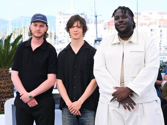 Cannes, 78th Cannes Film Festival 2025 - day 7 - photocall of the film Meteors . In the picture Idir Azougli, Paul Kircher and Salif Ciss  Copyright: xAlbertoxTerenghix xipa-agency.netx xPoolxPhotoxEventsx05x IPA_Agency_IPA57930677