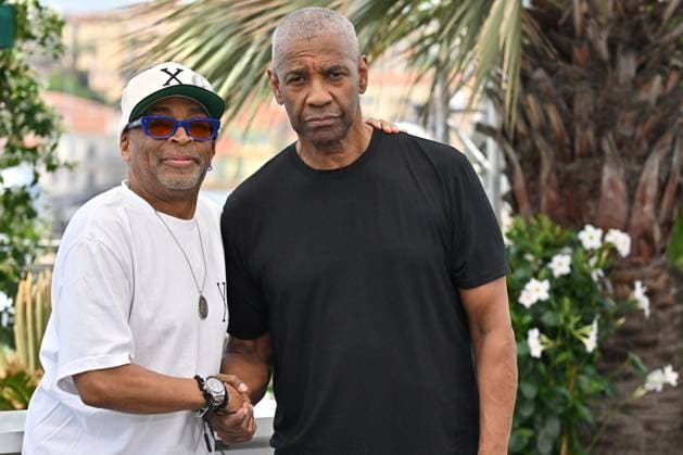 Cannes Photocall Highest 2 Lowest JR Spike Lee, Denzel Washington attending the photocall of the movie Highest 2 Lowest during 78th Cannes Film Festival in Cannes, France on May, 19, 2025. Photo by Julien Reynaud APS-Medias ABACAPRESS.COM Cannes France  Copyright: xReynaudxJulien APS-Medias ABACAx